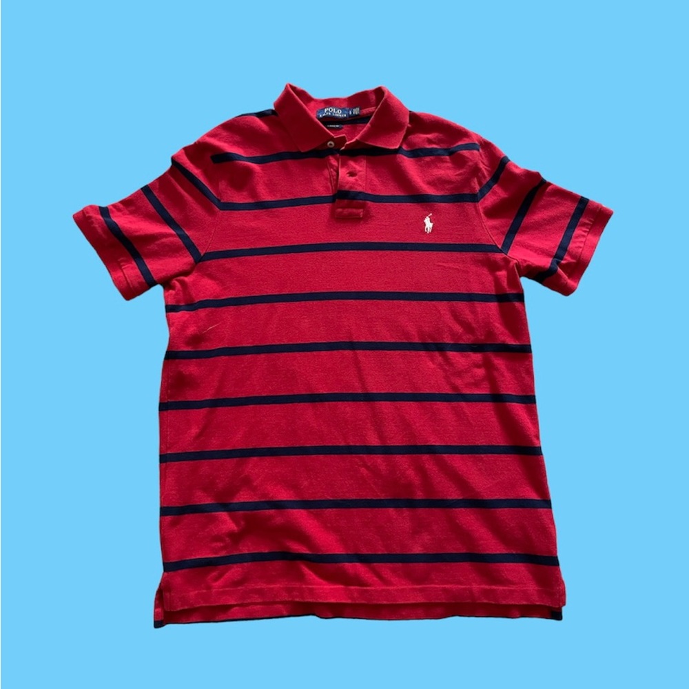 Ralph Lauren polo striped collared shirt
